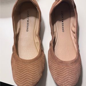 Lucky Brand Cognac Color Flats Size 8.5 - New without tags (NWOT)